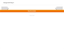 Tablet Screenshot of ladysgymdenhaag.nl